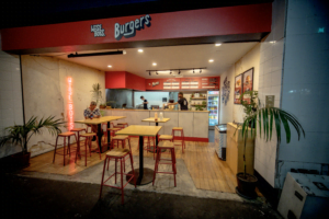 small fast food restaurant design Mille Wise Boys Burgers
